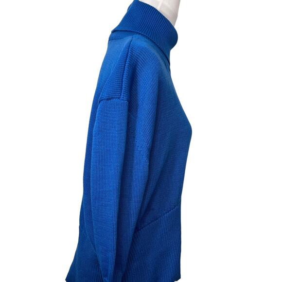 Princess Polly Colbolt Blue Knit Larnee Turtleneck Womens Sweater Blue Small - Picture 10 of 14